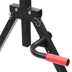 Adjustable Pull Up Bar Dip Station Multi Gym Home Gym Strength Training 440lbs
