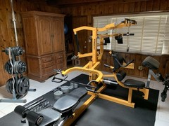 POWERTEC Home Gym Multi-Station w/ Weights (585 lbs. total) and Accessories