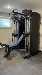 Home Gym All In One Smith Machine No Weight Plates Needed