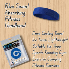 Unisex 7pcs Blue/Black Fitness Gift Set w/Sports Watch for Men & Women
