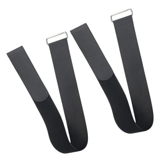 1 Pair Universal Adjustable Foot Straps for Rowing & Elliptical Machines,
