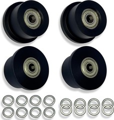 Upgraded Machined Wheels/Rollers Compatible with Total Gym,Replacement Parts fo