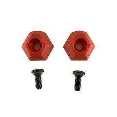 Bowflex RED END CAPS for: evolution & XP & FT Tension Bar endcap Mounting screws