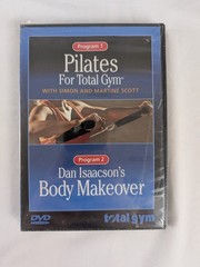 Total Gym DVD Set of 2 Pilates & Dan Isaacson’s Body Makeover + Start It Up NEW