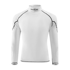 Hockey Shirt with Neck Guard for Mens and Boys White