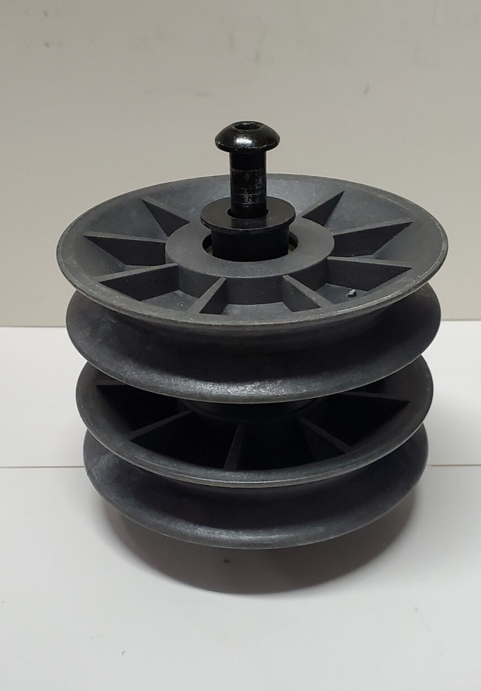 Bowflex Revolution Lower Rail 4″ Dual Pulley Assembly w/ Hardware