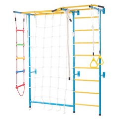 VEVOR Wall Gym for Kids 7 in 1 Steel Indoor Kids Gym for Exercise Climbing Toys