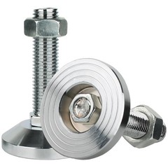 Heavy Duty Leveler Leg, Machine Leveling feet3.15 Dia. Base, Leg Leveler M24T…