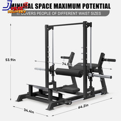 Heavy Duty Hip Thrust Machine 770 LBS for Home Gym Glute Training