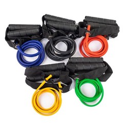 Body-Solid 5 Pack BSTRT Resistance Tubes, Includes, BSTRT1,2,3,4,5
