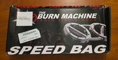 The Burn Machine Speed Bag 4 lbs Rotator Exercise – Red – New