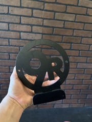 Metal Logo Sign Holder For Jump Ropes