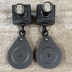 Set of 2 Bowflex Xceed Xtreme 2 OEM Slider 3.5” Pulley w Locking Pin FREE SHIP