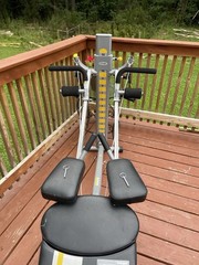 Total Gym FIT W/DVD, Ab Crunch, Squat Stand, Wing Bars, Pulleys.