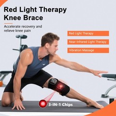 Red Light Therapy Knee Brace – Heated Knee Massager for Joint Pain Relief