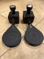 Set of 2 Bowflex Xceed Xtreme 2 OEM Slider 3.5” Pulley w Locking Pin.