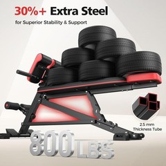 4 in 1 Fitness Equipment with Adjustable Bench for Core and Strength Training