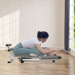 330LBS Heavy Duty Floor Leg Stretcher Adjustable 0–210° for Home Gym Gray