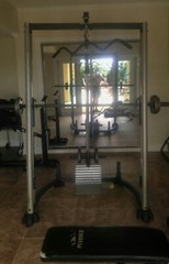 Pro-Form XP300 Weight Machine Bench Weider Plates Exercise Pull Down Bar