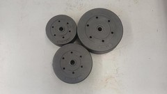 WEIGHT SET 100LBS TOTAL, 6 PLATES, (2x25LBS, 2x15LBS, 2x10LBS) (TDY027398)