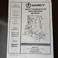 Marcy MD-9010G Smith Machine/Cage System Home Gym