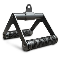 Double D Handle 360 Rotataing Cable Row Attachment for Cable Machine, Soft Ru…