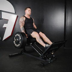 Titan Fitness Plate-Loaded Dedicated Linear Hack Squat Press Machine