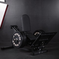 Titan Fitness Plate-Loaded Dedicated Linear Hack Squat Press Machine