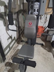 Marcy MD-1559 Adjustable Home Gym Multiple Stations Leg Extension Bench Press