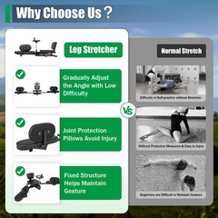 Leg Stretcher Fitness Stretching Machine Leg Training Arts Martial Equipment Gym