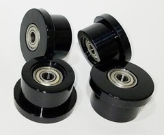Set of 4 Wheels/rollers for Total gym models 1000 1400 1500 1600 1700 1800 1900