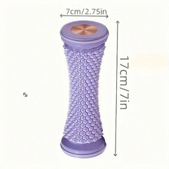 1pc PVC Foot Massager Roller – Plantar Fascia Relaxer for Home & Yoga Use