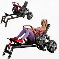 Hip Thrust Machine 900LBS Capacity Plate-Loaded Glute Bridge Machine Heavy Duty