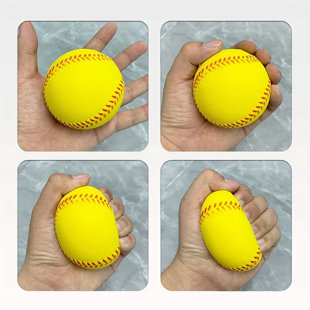 Unisex Lightweight Soft Foam Baseball Training Ball Durable Indoor Outdoor