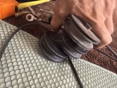 Total Gym Cable Pulley Assembly with Original Pins Carabiner & safety pin Stop