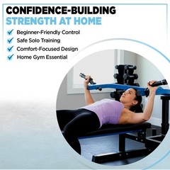 Stamina Bench Press Machine with Adjustable Angle for Home Strength Training