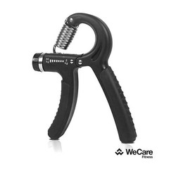WeCare Fitness Resistance Hand Grip Strength Trainer Adjustable Non-Slip – Black