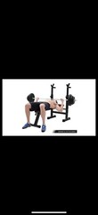 Costway Fitness Adjustable Folding Weight Lifting Flat Incline Bench Workout