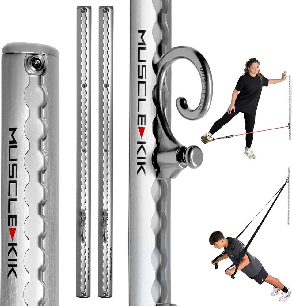 Aluminum Wall Mounted Anchor Fitness System Adjustable 300lbs