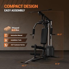 Home Gym Equipment Machine,Full Body Workout Machine Strength Training for Home