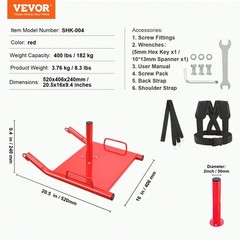 Weight Training Power Sled Speed & Strength Fitness Workout Equipment