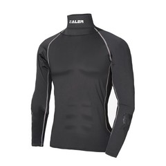 Hockey Compression Shirt with Neck Guard, Neck Protect Long Sleeve Shirt, Hoc…