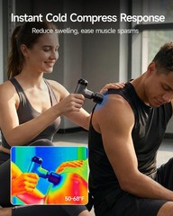 HEYCHY Mini Massage Gun with Heat and Cold, Deep Tissue Massage Gun, Portable…