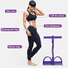 J.U Indoor Fitness Resistance Bands Exercise Equipment Elastic Sit Up Pull Rope