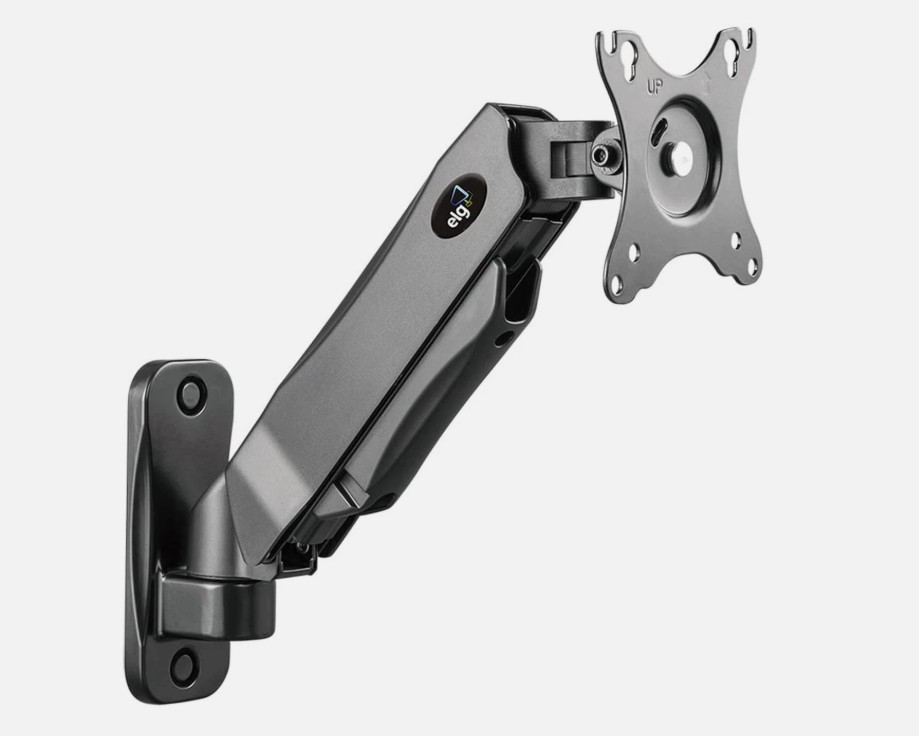 ELG Full Motion Swivel Monitor Wall Mount Stand Gas Spring for 17” to 35”