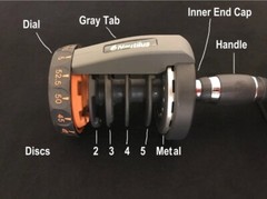 OEM Nautilus Bowflex 552 SERIES 1 Disc 4 SelectTech Dumbbell Replacement -NOT 3D