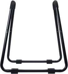 Strength Training Dip Station for Home Gym, Portable Black