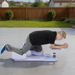 6-in-1 Full Body Fitness Home Workout Equipment With Integrated Digital Timer