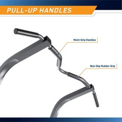 Power Tower Multi-Grip Pull Up & Dip Station VKR Home Gym TC-3515 BLACK, 74 p…