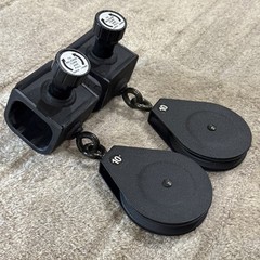 Set of 2 Bowflex Xceed Xtreme 2 OEM Slider 3.5” Pulley w Locking Pin FREE SHIP